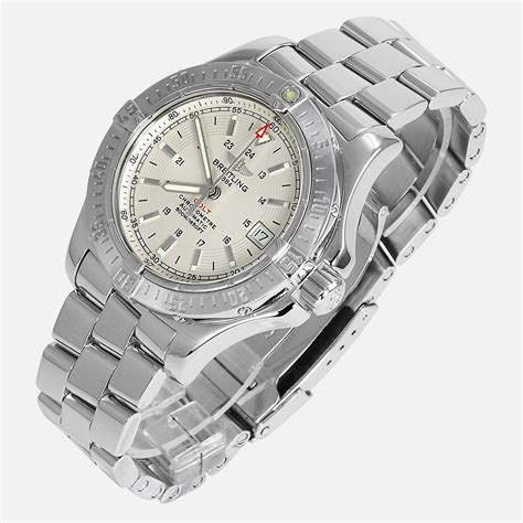 breitling colt automatic white dial|breitling comsubin colt military automatic.